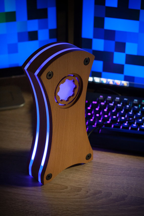 Wood, Acrylic, and some LEDs!